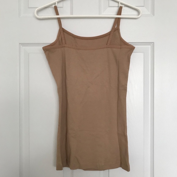 NWOT Majora Essentials Camel Brown M Scoop Neck Cami Tank Top - Picture 2 of 3